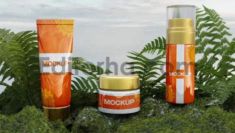 موکاپ محصولات آرایشی