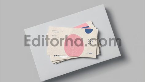 موکاپ کارت‌ ویزیت دست ساز4