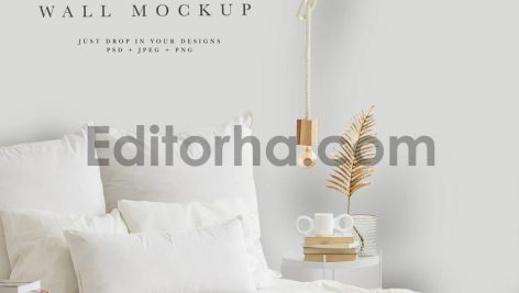 موکاپ کاغذ دیواری