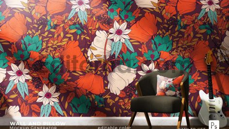 موکاپ کاغذ دیواری1