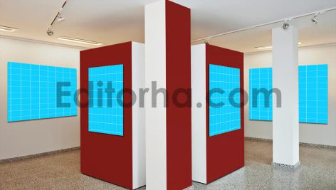 موکاپ گالری هنری 8