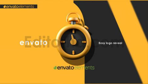 دانلود پروژه آماده پریمیر: لوگوموشن ثانیه شمار همراه با موسیقی Stopwatch Logo