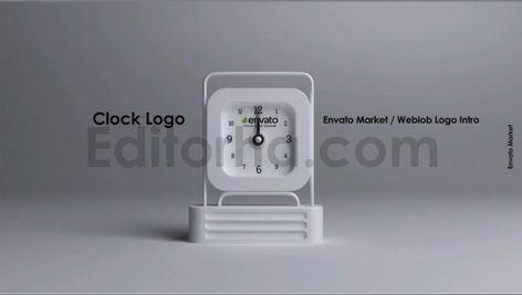 پروژه آماده پریمیر: لوگوموشن ساعت Clock Logo