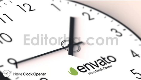 دانلود پروژه آماده پریمیر: لوگوموشن ساعت Clock Logo