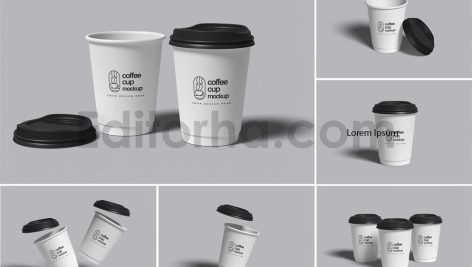 موکاپ فنجان قهوه