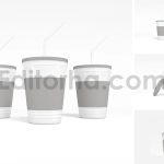 موکاپ لیوان پلاستیکی آبمیوه
