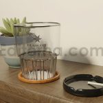 دانلود موکاپ لیوان شیشه ای Glass Cup Mockup