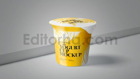 موکاپ فنجان ماست