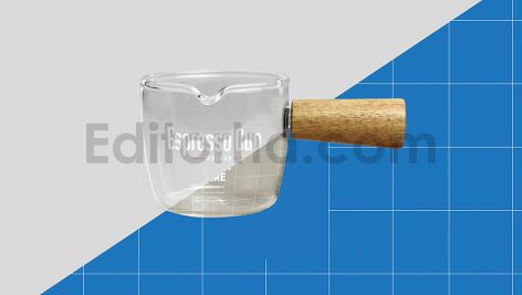 موکاپ ظرف شیشه ای اسپرسو