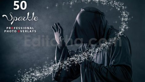 دانلود 50 اکشن فتوشاپ افکت نوری درخشان 50sparkle photo overlays