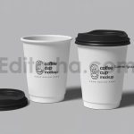 موکاپ فنجان قهوه