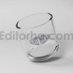 دانلود موکاپ لیوان شیشه ای Glass Cup Mockup