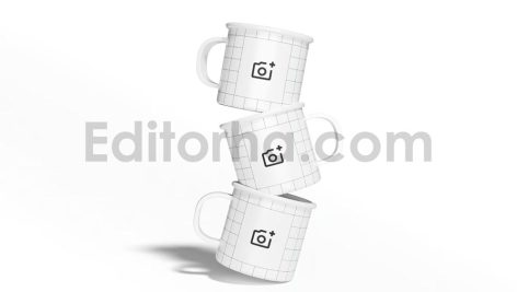 موکاپ ماگ لعابی