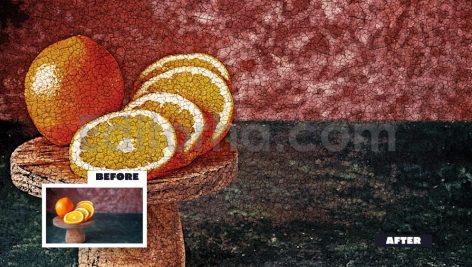 دانلود افکت عکس نقاشی وینتیج و قدیمی Antique Painting Photo Effect