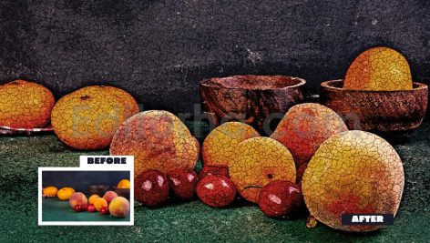 دانلود افکت عکس نقاشی وینتیج و قدیمی Antique Painting Photo Effect