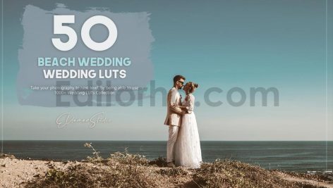 دانلود 50 پریست رنگی LUT عروسی ساحلی 50 beach wedding luts pack