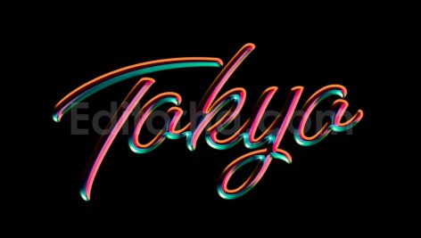 دانلود افکت نئونی و درخشان برای متن و لوگو bright text and logo effect