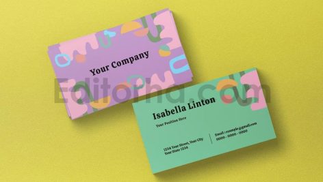 دانلود طرح لایه باز کارت ویزیت Business Card