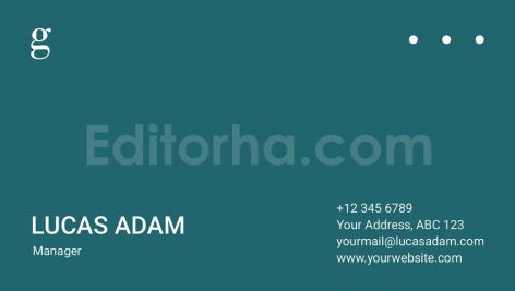 دانلود طرح لایه باز کارت ویزیت Business Card