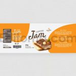دانلود لایه باز برچسب شیشه کرم شکلاتی Chocolate Jam Packaging Design