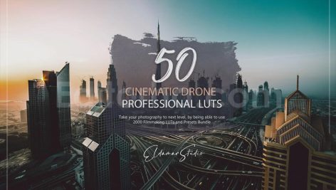 دانلود 50 پریست رنگی LUT سینمایی ویژه پهپاد cinematic drone luts and presets