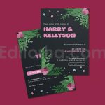 دانلود لایه باز کارت دعوت عروسی کلاسیک Classical Wedding Invitation