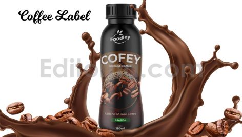 طراحی لیبل قهوه1