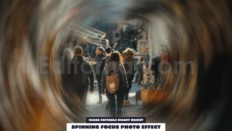 دانلود افکت عکس فوکوس چرخشی Spinning Focus Photo Effect