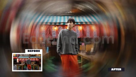دانلود افکت عکس فوکوس چرخشی Spinning Focus Photo Effect