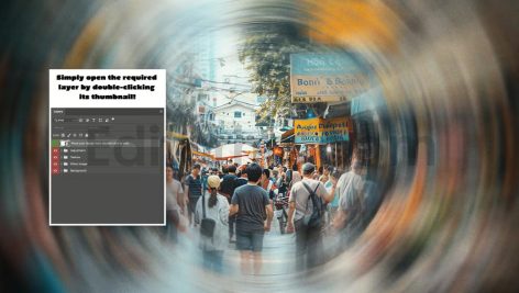 دانلود افکت عکس فوکوس چرخشی Spinning Focus Photo Effect