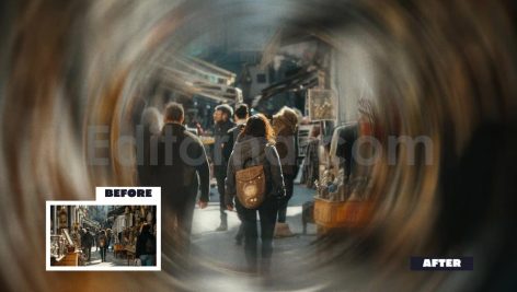 دانلود افکت عکس فوکوس چرخشی Spinning Focus Photo Effect