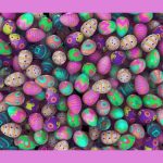 دانلود ترانزیشن کروماکی تخم مرغ های رنگی Colorful Easter Eggs Transition