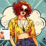 دانلود افکت عکس پرتره کمیک Comic portrait photo effect
