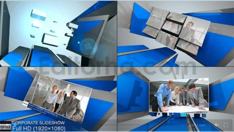دانلود پروژه آماده افترافکت: اسلایدشو سه بعدی Corporate Slideshow