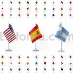 دانلود فایل لایه باز فتوشاپ پرچم کشورها در زوایای مختلف Country Flags