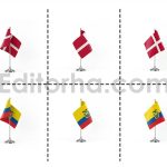 دانلود فایل لایه باز فتوشاپ پرچم کشورها در زوایای مختلف Country Flags