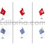 دانلود فایل لایه باز فتوشاپ پرچم کشورها در زوایای مختلف Country Flags
