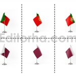 دانلود فایل لایه باز فتوشاپ پرچم کشورها در زوایای مختلف Country Flags