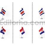 دانلود فایل لایه باز فتوشاپ پرچم کشورها در زوایای مختلف Country Flags