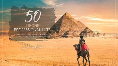 دانلود 50 پریست LUT ویژه پهپاد drone luts and presets pack