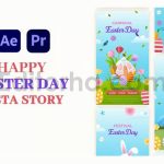 پروژه آماده افترافکت: استوری اینستاگرام تبریک عید Easter Day Instagram Story
