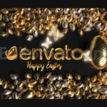دانلود پروژه آماده افترافکت: لوگو موشن تخم مرغ رنگی عید Egg Logo Reveal | Easter
