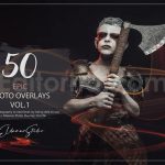 دانلود 50 اورلی خطوط نورانی فانتزی 50 Epic Photo Overlays - Vol. 1