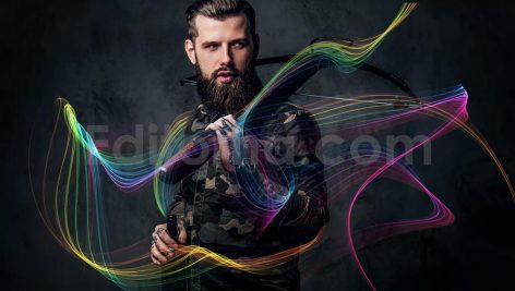 دانلود ۵۰ اورلی خطوط نورانی فانتزی ۵۰ Epic Photo Overlays – Vol. 1