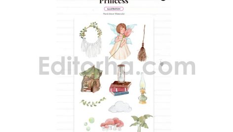 دانلود فایل لایه باز کارت دعوت تولد با تم خاص birthday invitation card
