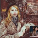 دانلود اکشن فتوشاپ شیشه شکسته glass overlay effect