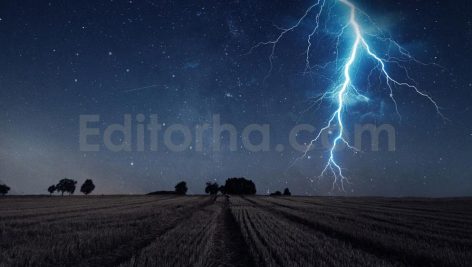 دانلود تکسچر رعد و برق آبی Blue Lightning Superpositions