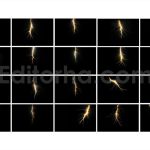 دانلود تکسچر رعد و برق طلایی Golden Lightning Exhibits