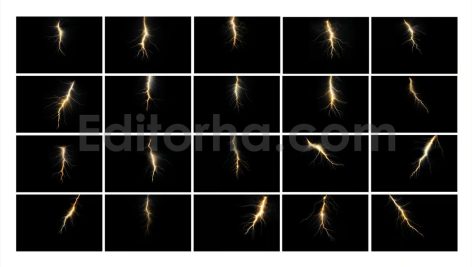 دانلود تکسچر رعد و برق طلایی Golden Lightning Exhibits