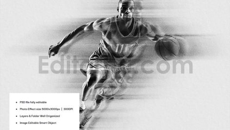 دانلود افکت عکس حرکت گرینی Grain Motion Photo Effect